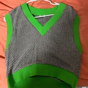 zara sweater vest